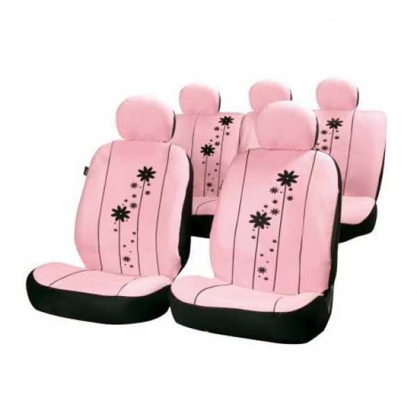 Fundas asientos textiles rosa urban girl