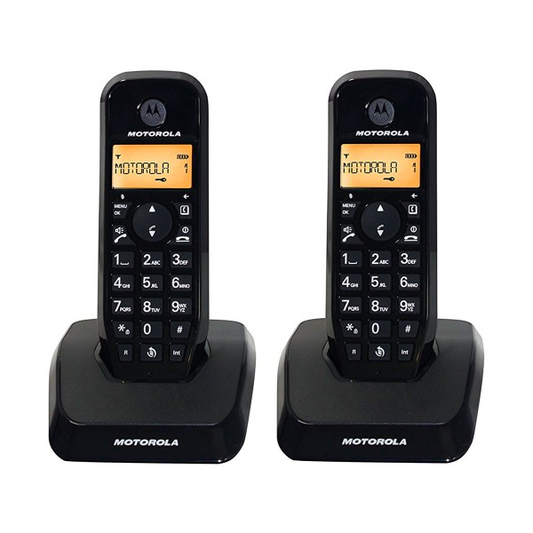 Motorola s1202 telefono dect duo negro