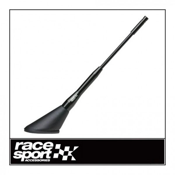 Antena Aluminio "16V". Negra 185Mm