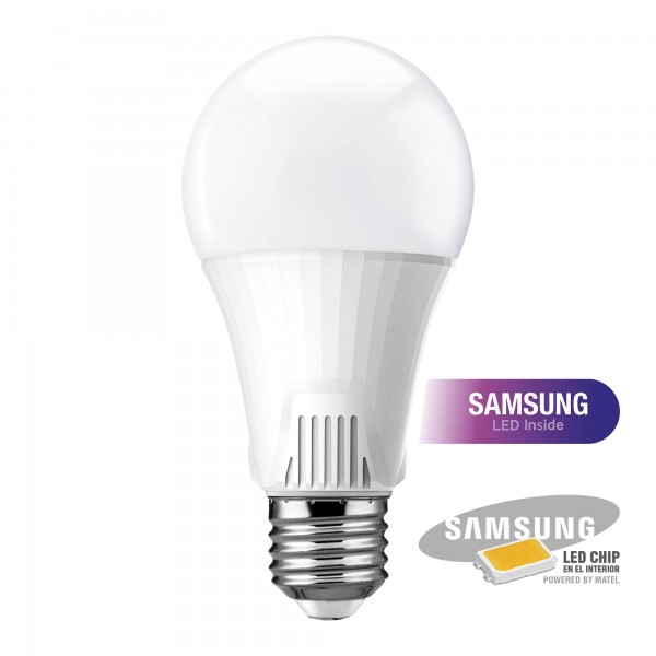 Bomb.led samsung estandar  e27 12w.cal. (caja de 10 unidades)