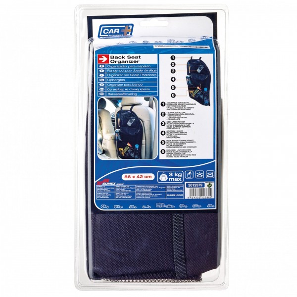 BOLSA RESPALDO TRASERO ASIENTO NEGRO