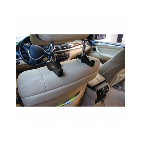 Dos Perchas Tipo Gancho para reposacabezas de Coche, Set de 2