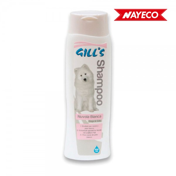 Champú para mascotas de pelo blanco, 200 ml