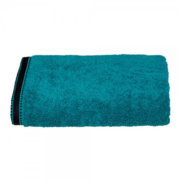 Toalla de baño joia 550 g / m² 100 % algodón color verde petrol 70 x 130 cm