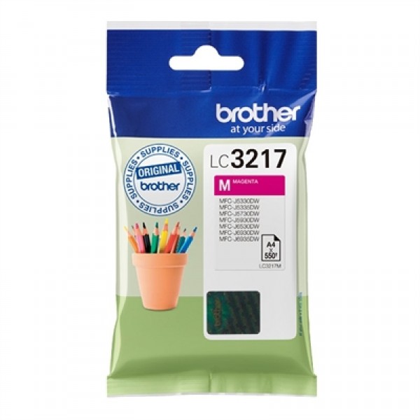 Brother cartucho lc3217m magenta