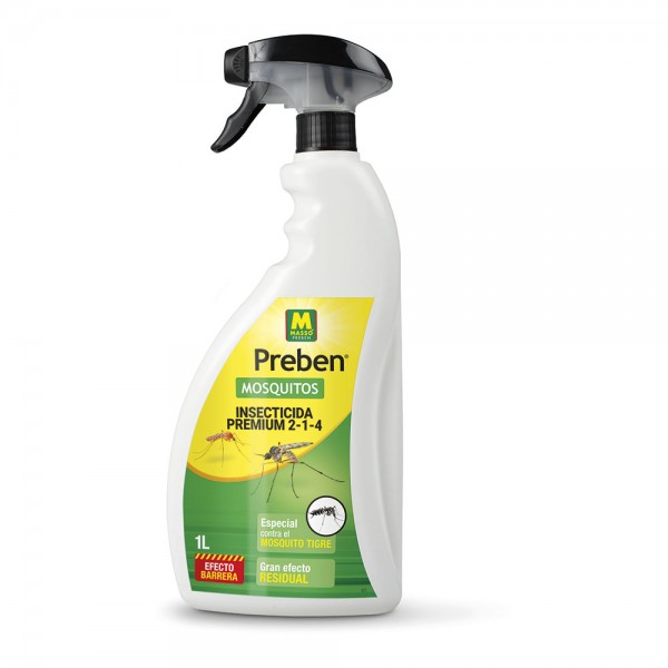 Insecticida mosquitos, pistola pulverizadora, 1 l