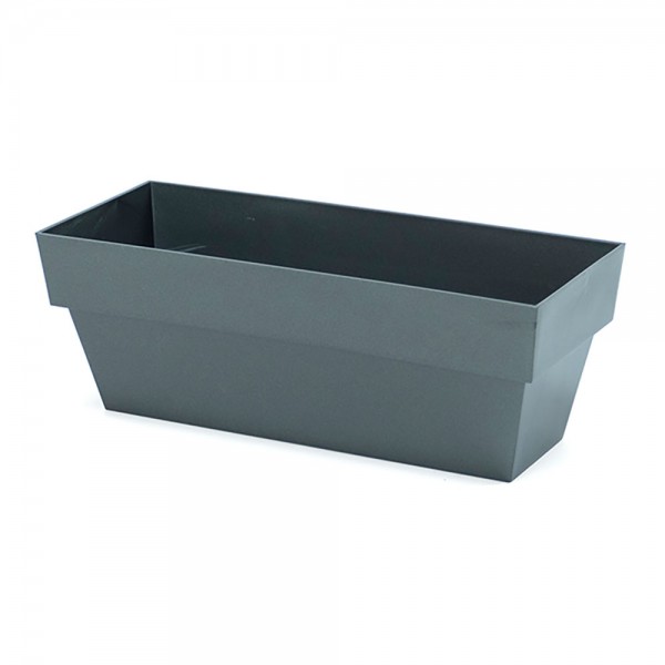 Jardinera limited antracita 12 x 30 cm (pack 2 unidades)
