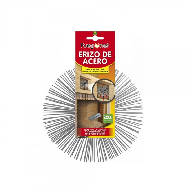 Deshollinador erizo de acero ø 200 mm