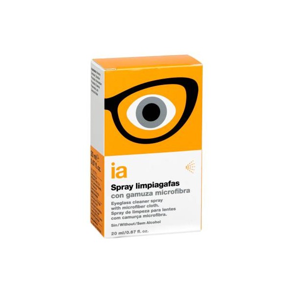 Interapothek Spray Limpiagafas 20 ml y Gamuza