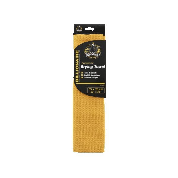 Toalla de Secado Premium Billionaire Drying Towel Bayeta Diseñada para Super Absorción 360 gsm Extra Grande 55 x 76 cm