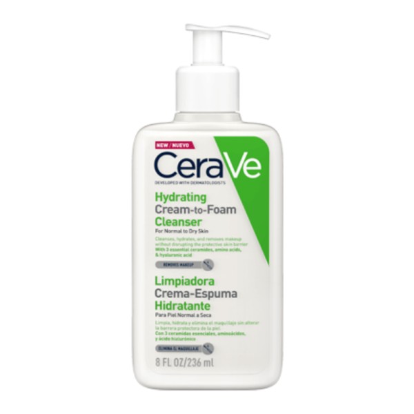 CeraVe Limpiador Cream To Foam 1 Envase 470 ml