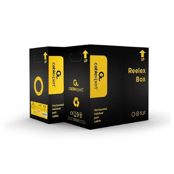 Gembird cable red cat.6 u/utp 305m  gris