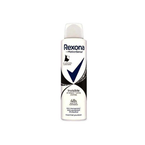 Rexona desodorante invisible black & white 200ml