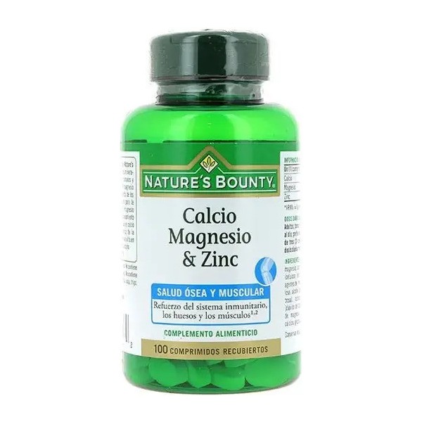 Nature Bounty Calcio Magnesio Zinc 100 Comp