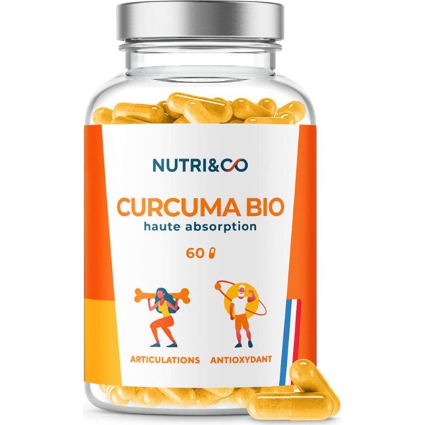 Nutri & co curcuma bio suplemento alimenticio 60un