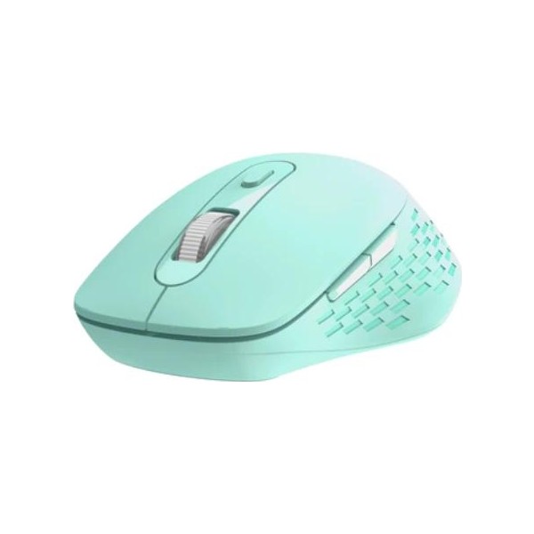 Nilox ratón dual wireless 1600dpi silen. cyan