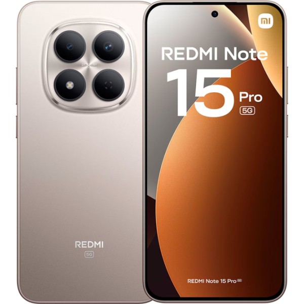 Xiaomi redmi note 15 pro 5g titanium / 8+256gb / 6.83" amoled