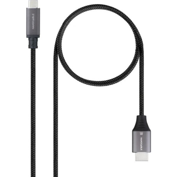 Nanocable cable usb-c/m -hdmi/m 2.0 4k 60hz 1.8m